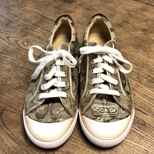 Gold Coach Barrett sneakers